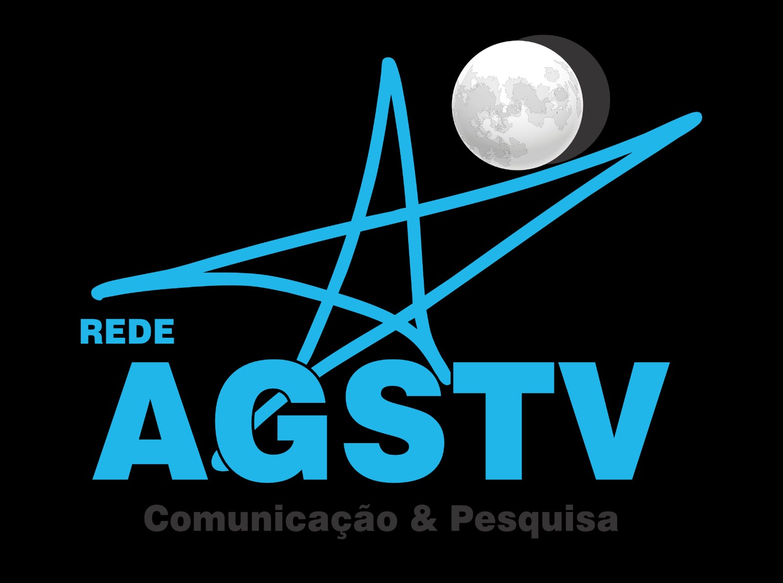 Logomarca oficial Rede AGSTV Comunicação & Pesquisa